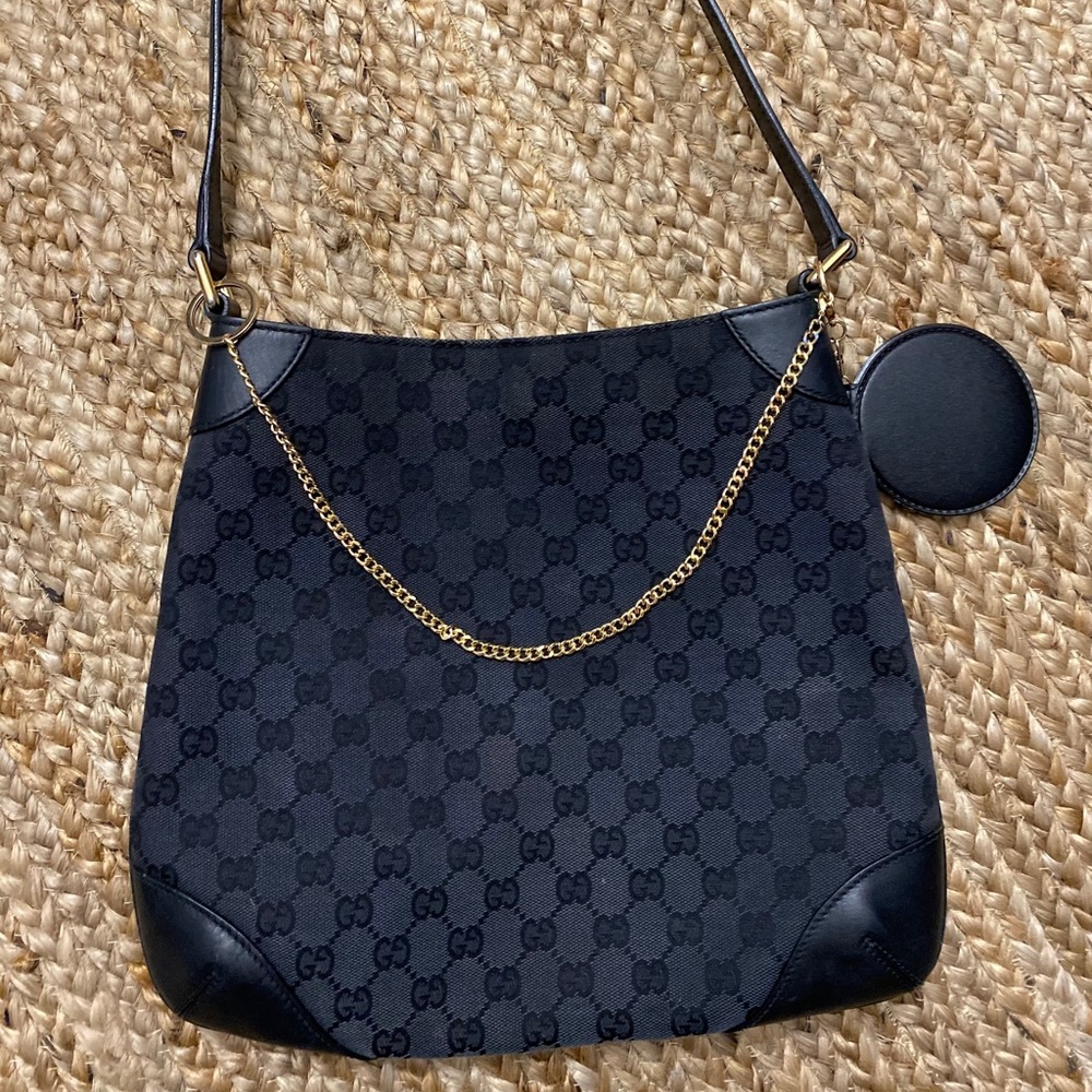Authentic Gucci Shoulder Bag Black